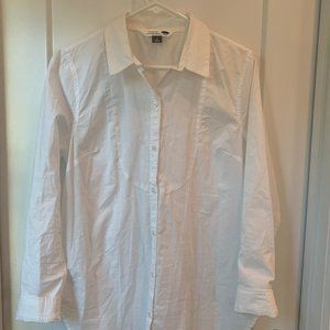 Old Navy White Button Down Blouse